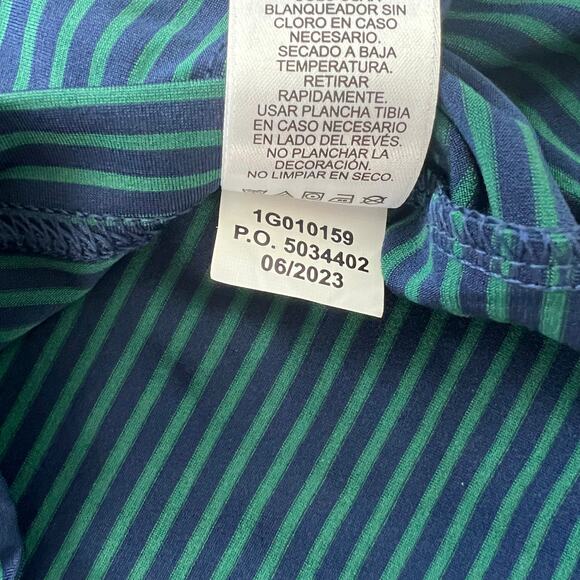 Vineyard Vines Mens On the Go Sankaty Polo Stripes Medium Preppy Casual Stretch - Picture 6 of 7